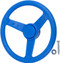Toy Steering Wheel Blue.