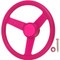 Pink Steering Wheel.