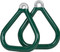 Commercial Coated Trapeze Rings Green.