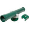 Toy telescope swing set accessory Green.