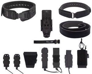 Women's HITMAN GEAR™ TruForm Mid LE Belt Package QLS Plastic Buckle Black