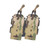 Urban Assault Rotating Double Pistol Magazine Pouch Top MultiCam