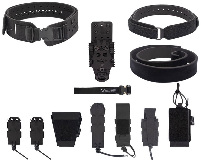 Women's HITMAN GEAR™ TruForm Mid LE Belt Package QLS Plastic Buckle Black