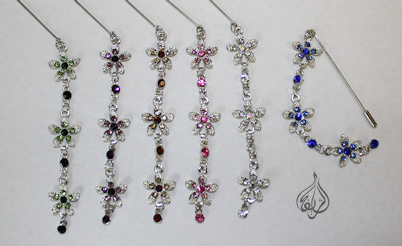 Dangling hijab pins, long hijab brooch, long hijab pins , hijab