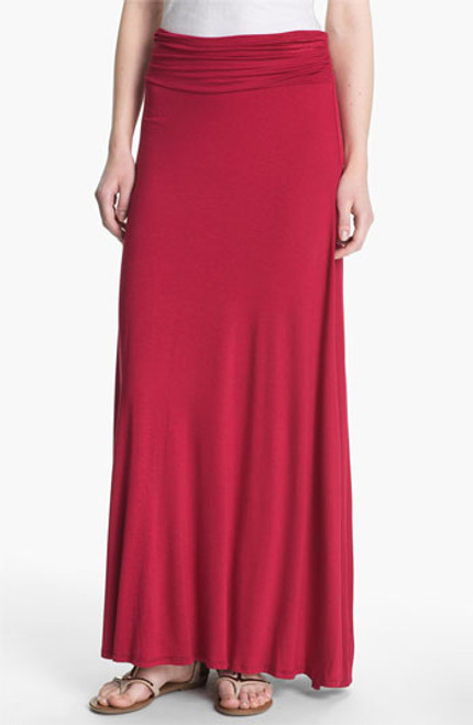 Maxi skirt red - Jersey Skirt