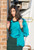 satin fabric long shayla- Turquoise