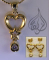 Heart Shape Set - Gold