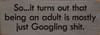 So...it turns out that being an adult is mostly just Googling shit. | Sawdust City Wood Signs -  Old Anchor Gray & Black