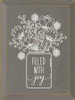 Filled With Joy Vase |Wood Garden Sign | Sawdust City Wholesale Signs