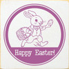 Happy Easter (Peter Rabbit)|Easter Wood  Sign| Sawdust City Wholesale Signs