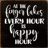 At The Lake Every Hour Is Happy Hour - Custom Lake | Lake Wood  Sign| Sawdust City Wholesale Signs