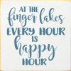 At The Lake Every Hour Is Happy Hour - Custom Lake | Lake Wood  Sign| Sawdust City Wholesale Signs