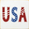 USA (Two Colors)|Patriotic Wood Signs | Sawdust City Wood Signs Wholesale