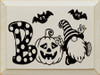 Boo (Bats, Pumpkins & Gnome)| Halloween Wood Signs | Sawdust City Wood Signs Wholesale