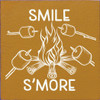 Smile S'more | Wooden Campfire Signs | Sawdust City Wood Signs Wholesale