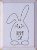 Bunny Love |  Wooden Spring Signs | Sawdust City Wood Signs Wholesale