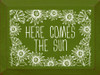 Here Comes The Sun | Wooden Summer Signs | Sawdust City Wood Signs Wholesale