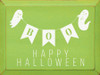 BOO Happy Halloween  | Wooden Halloween Signs | Sawdust City Wood Signs Wholesale