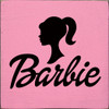 Barbie - Head Silhouette | Barbie Wood Signs | Sawdust City Wood Signs Wholesale