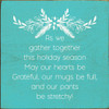 Wholesale Wood Sign: As we gather together this holiday