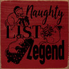 Naughty List Legend (cat) | Bulk Funny Christmas Signs