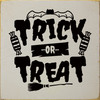 Trick or Treat (bat, candy, broom) | Bulk Cute Halloween Signs
