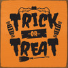 Trick or Treat (bat, candy, broom) | Bulk Cute Halloween Signs