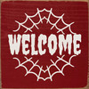 Welcome (inside cobweb) | Bulk Cute Halloween Signs