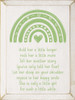 Hold her a little longer... Sweet Wood Sign for Girl's Nursery | Sawdust City Signs