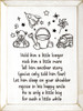 Hold him a little longer...Sweet Wood Sign for Boy's Nursery | Sawdust City Signs