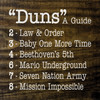 "Duns" A Guide:  2 - Law & Order - Funny Sign