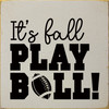 It's fall, play ball! | Sawdust City Wood Football Season Signs