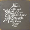 Cute Snowflake & Winter Sign | Sawdust City Wood Signs