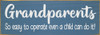 Grandparents - So easy to operate... | Sawdust City Wood Signs