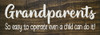 Grandparents - So easy to operate... | Sawdust City Wood Signs
