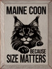 Maine Coon - Because Size Matters | Sawdust City Wood Signs