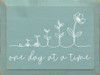 One day at a time | Sawdust City Wood Signs