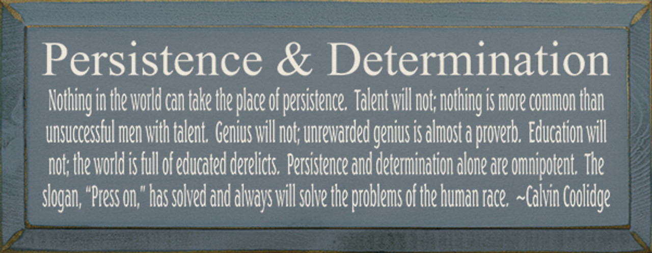 determination sign