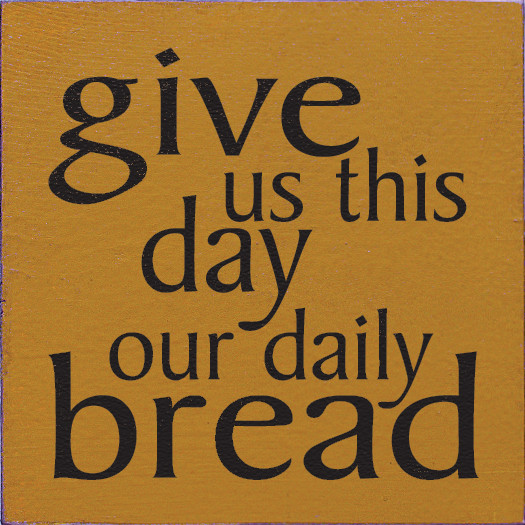 Vintage Give Us This Day Our Daily Bread Bandeja de servicio de metal Vintage Give Us This Day Our Daily Bread Bandeja de servicio de metal