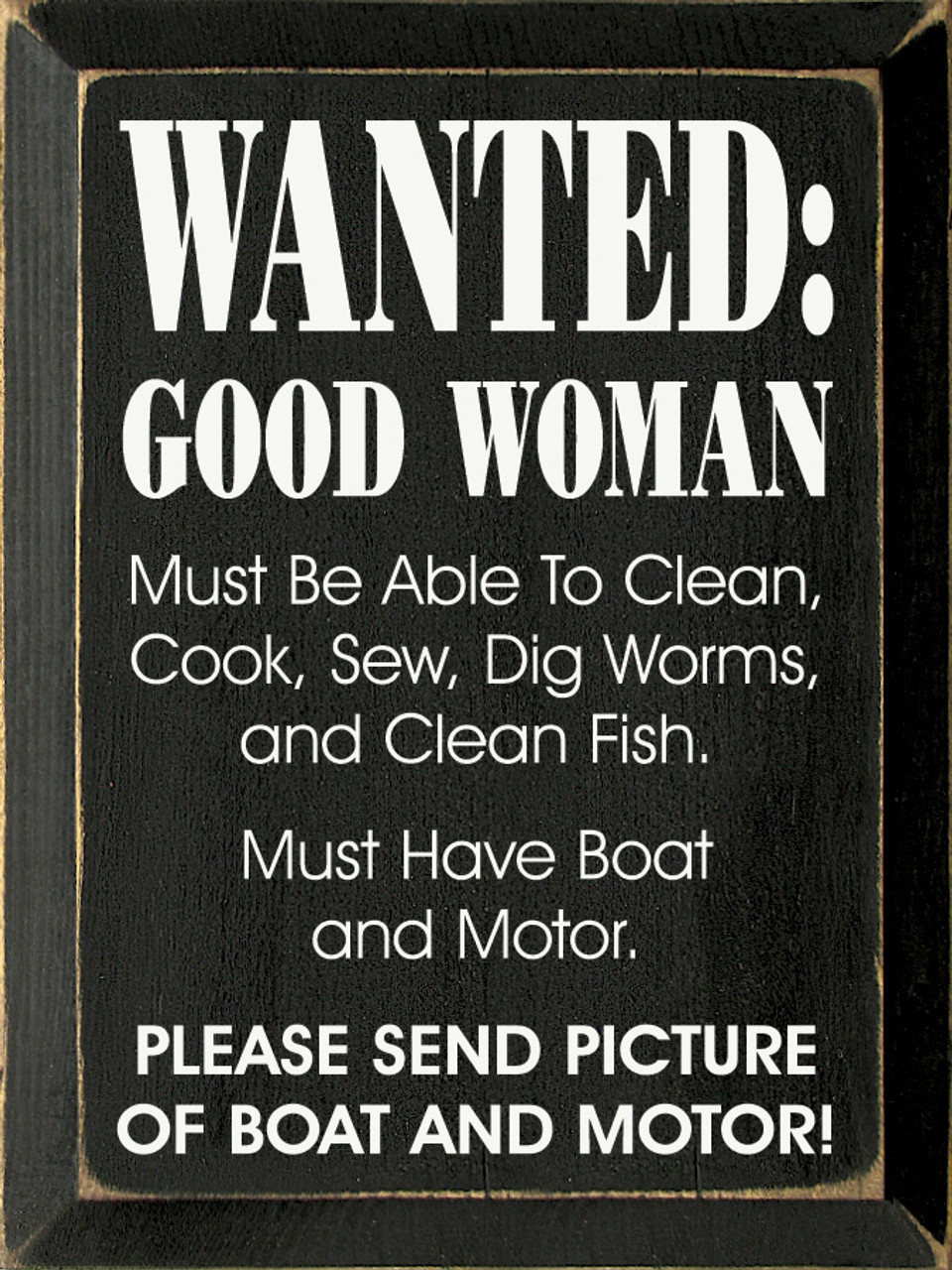 Wanted: Good Woman: Sign  Wood Signs With Sayings Wholesale
