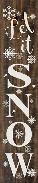 Let It Snow Farmhouse Sign | Wholesale Winter Signs | Sawdust City Wood Signs