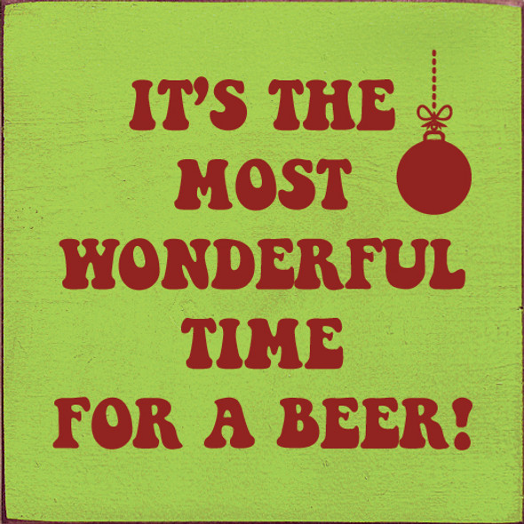 It's the most wonderful time for a beer!