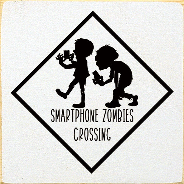 Smartphone Zombies Crossing