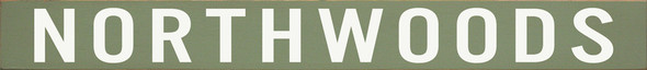 Northwoods | Wooden Lakeside Signs | Sawdust City Wood Signs Wholesale