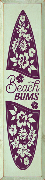 Wholesale Wood Sign - Beach Bums (with surfboard)