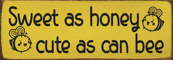 Sweet as honey, cute as can bee | Cute Nursery Signs in Bulk