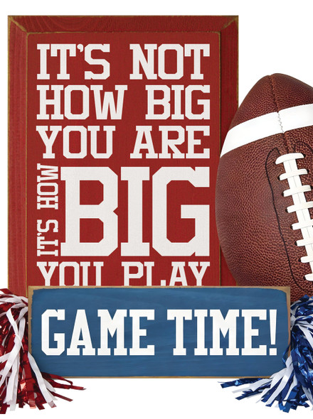 It's not how big you are, it's how big you play