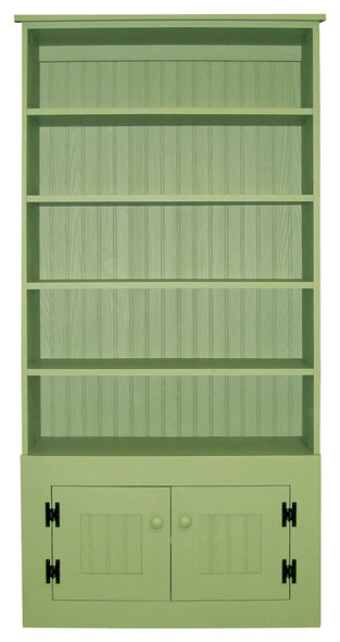 3ft wide Display Shelf with storage behind doors | Sawdust City Wholesale Displays