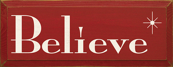 Shown in Old Red with Cream lettering