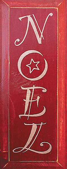 Shown in Old Red with Cream lettering